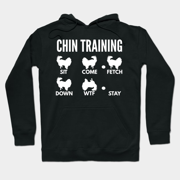 Chin Training Japanese Chin Tricks Hoodie by DoggyStyles